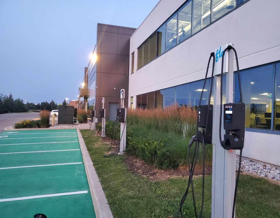 Electric vehicle charging stations